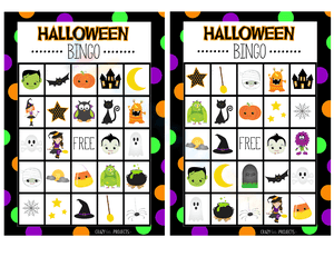 Halloween Bingo Game 1