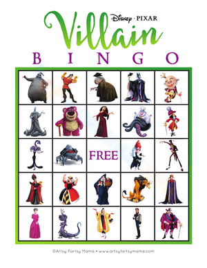Villain Bingo 1