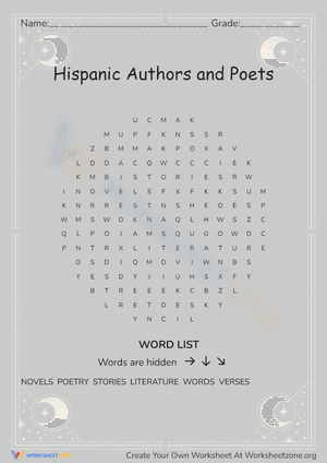 Hispanic Authors and Poets
