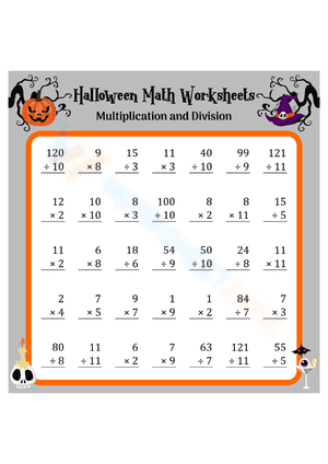 Halloween Math Worksheets