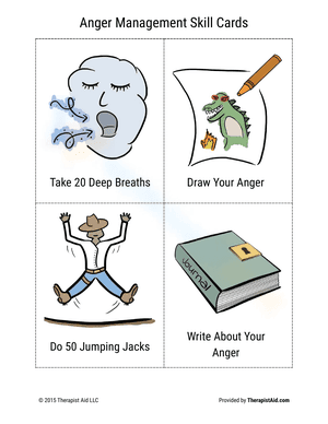 Anger Management Skill Cards