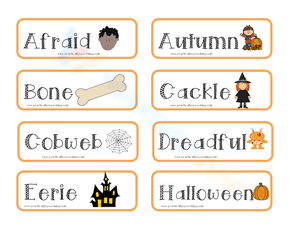 Halloween Vocabulary and Idiom