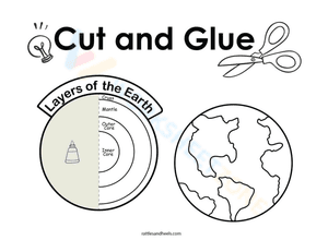 Cut and Glue The Layers of The Earth