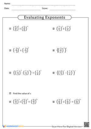 Evaluating Exponents