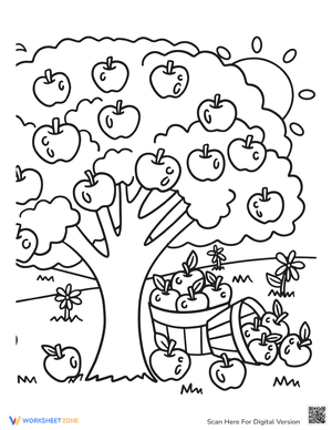 Apple Tree Fun Fall Harvest