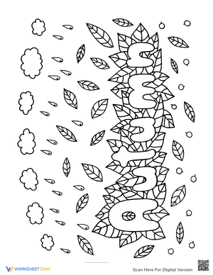 Autumn Leaves Coloring Page