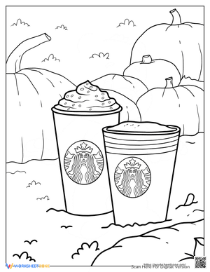 Realistic Starbucks Pumpkin
