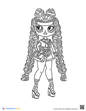 Older sister Doll Coloring Pages