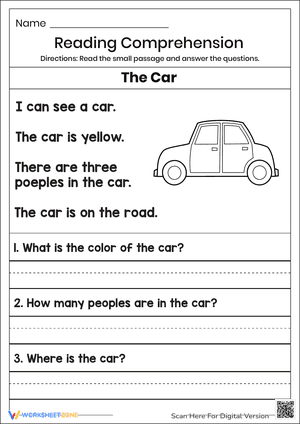Car reading comprehension