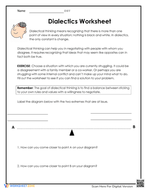 Dialectics Worksheet
