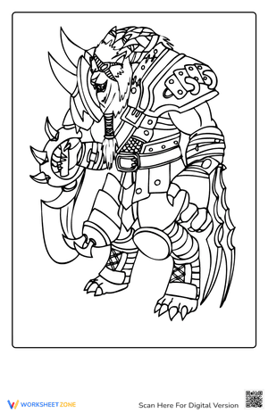 Coloring Rengar From League Of Legends