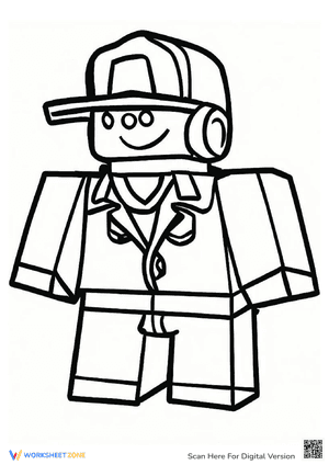 Cute Roblox Coloring Pages