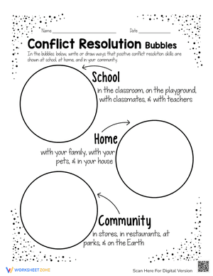 Conflict Resolution Bubbles