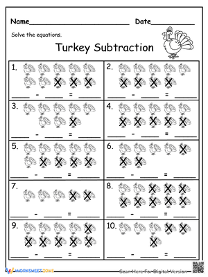 Turkey Subtraction
