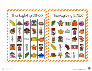 Thanksgiving Bingo Printable 4