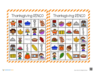Thanksgiving Bingo Printable 2