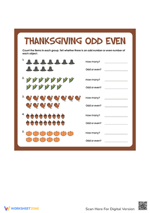 Thanksgiving Odd Even