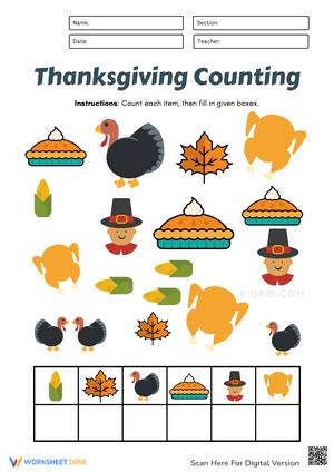 Thanksgiving Counting 1
