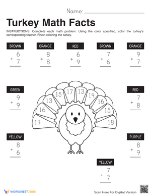 Turkey Math Facts