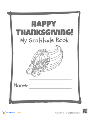 Thanksgiving Gratitude Coloring 1