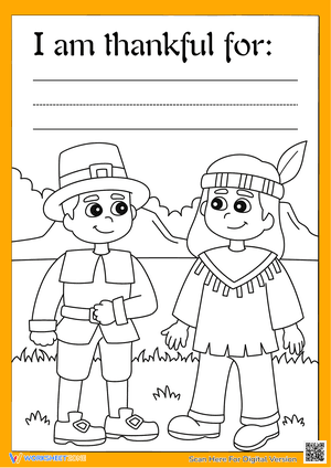 A Grateful Kids Thanksgiving Coloring and Gratitude 1
