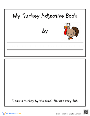 My Turkey Adjective Book