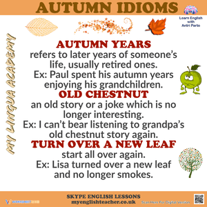 Autumn Idioms