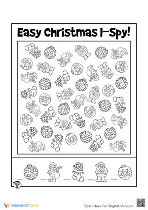 Easy Christmas I Spy 1