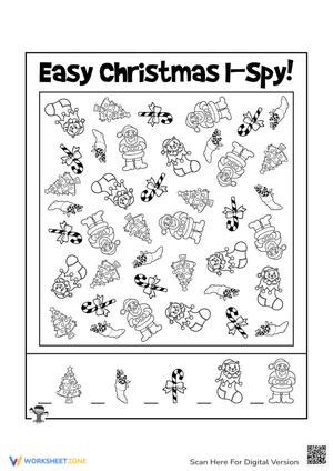 Easy Christmas I Spy 2