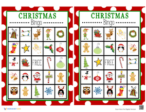 Christmas Bingo Game 3