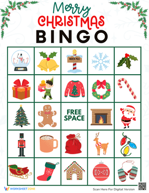Merry Christmas Bingo Game 29
