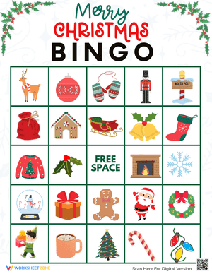 Merry Christmas Bingo Game 28