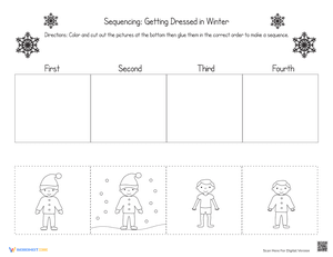 Sequencing - Getting Dressed in Winter