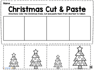 Christmas Tree Cut & Paste 2
