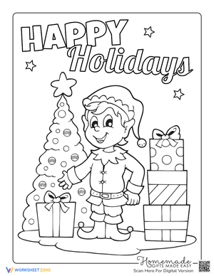 Christmas Tree Coloring Bliss