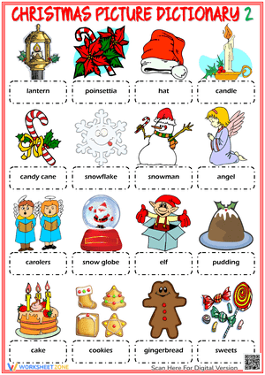 Christmas Picture Dictionary Color 2