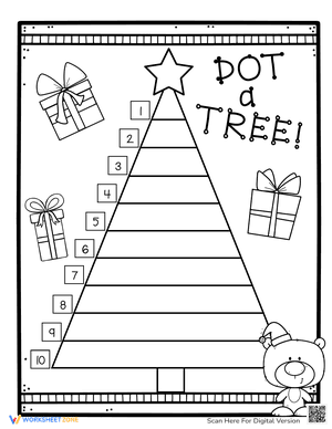 Dot a Christmas Tree 1