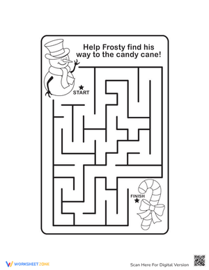 Easy Printable Maze