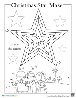 Christmas Star Maze