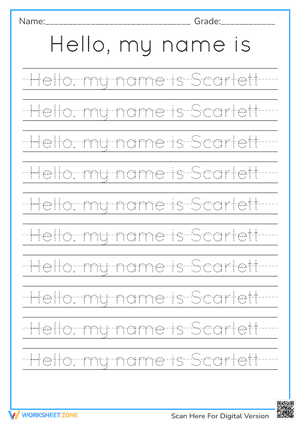 Scarlett's name