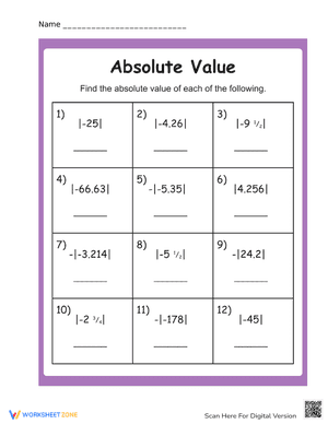 Absolute Value #10