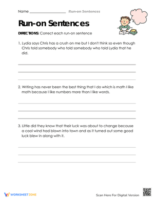 Run-on Sentences 1