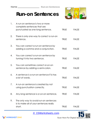 Run-on Sentences 3