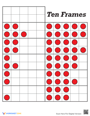 Practice Adding and Subtracting with Ten Frames