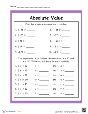 Absolute Value #14