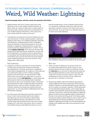 Weird and Wild Weather - Lightning
