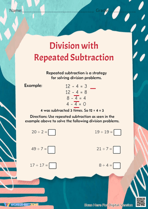 Division With Repeated Subtraction