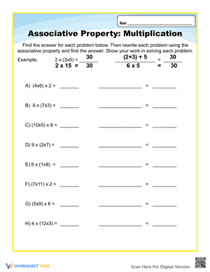 Associative Property_Multiplication