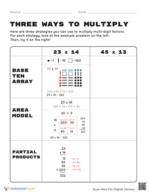 Three Ways to Multiply