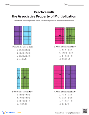 Associative Property Multiplication